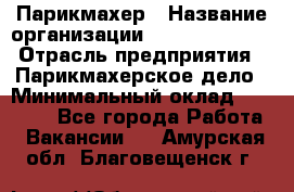 Парикмахер › Название организации ­ Dimond Style › Отрасль предприятия ­ Парикмахерское дело › Минимальный оклад ­ 30 000 - Все города Работа » Вакансии   . Амурская обл.,Благовещенск г.